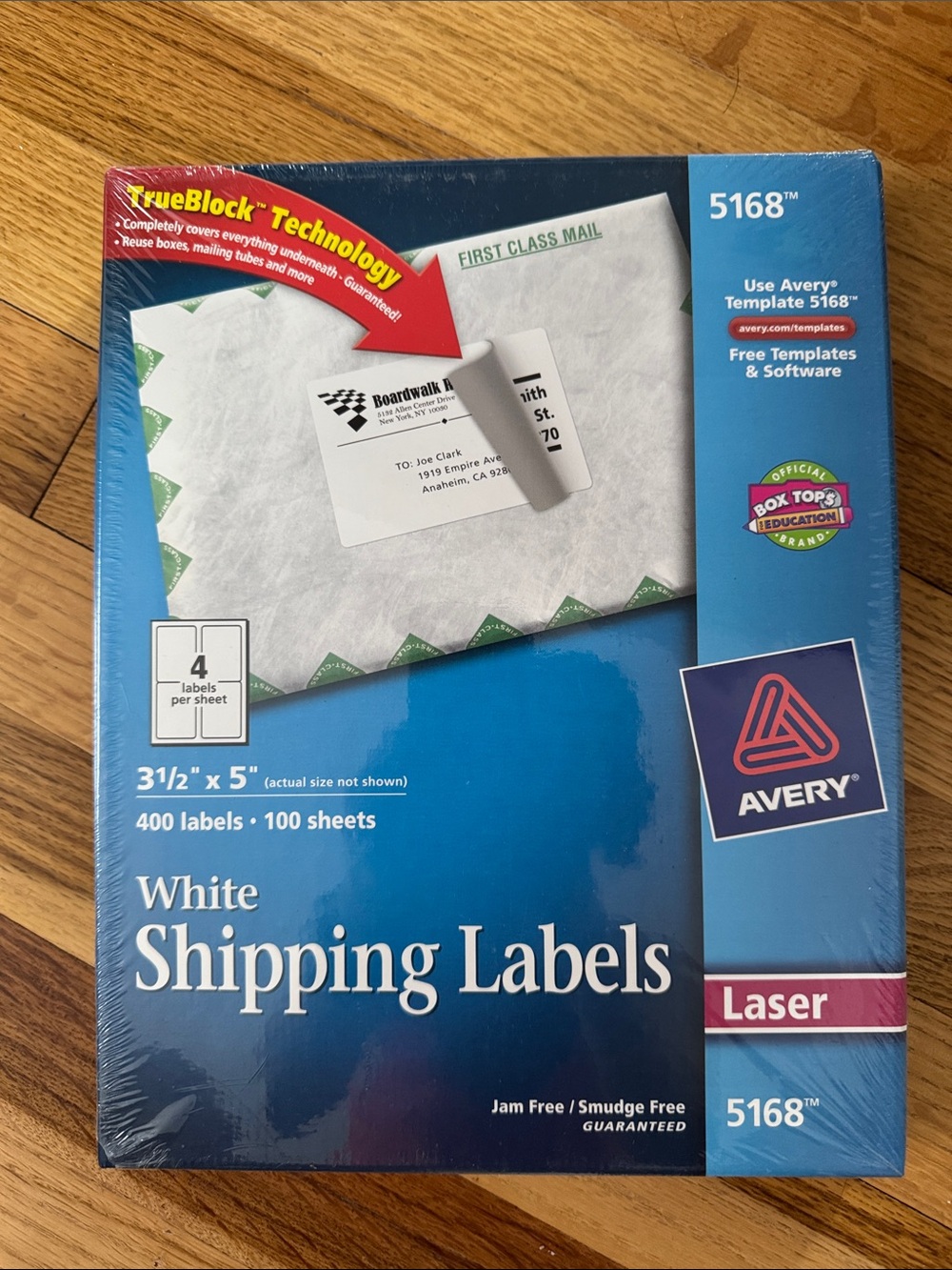 Avery White Shipping Labels 3.5" x 5" (5168) - 400 Labels